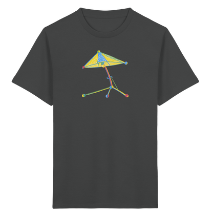 Bunte Farbpunkt Lampe - Kinder Bio T-Shirt
