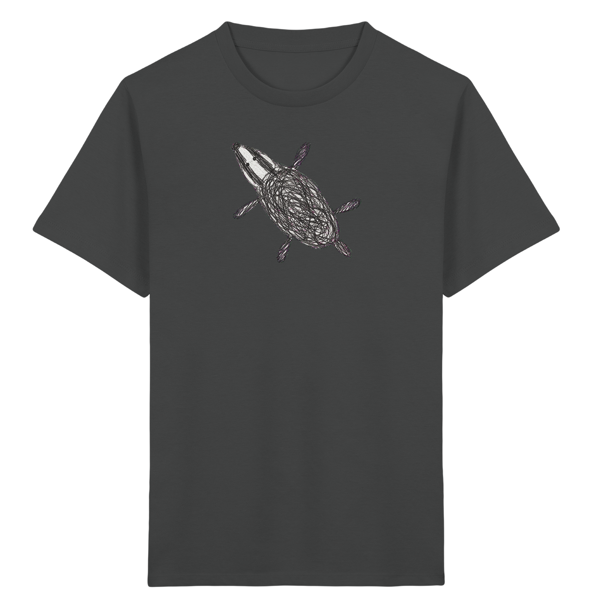 Dachs von oben - Kinder Bio T-Shirt