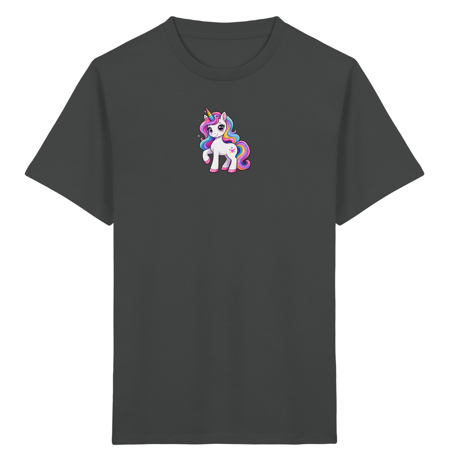 Magisches Einhorn T-Shirt mit Sternen - Kinder Bio T-Shirt