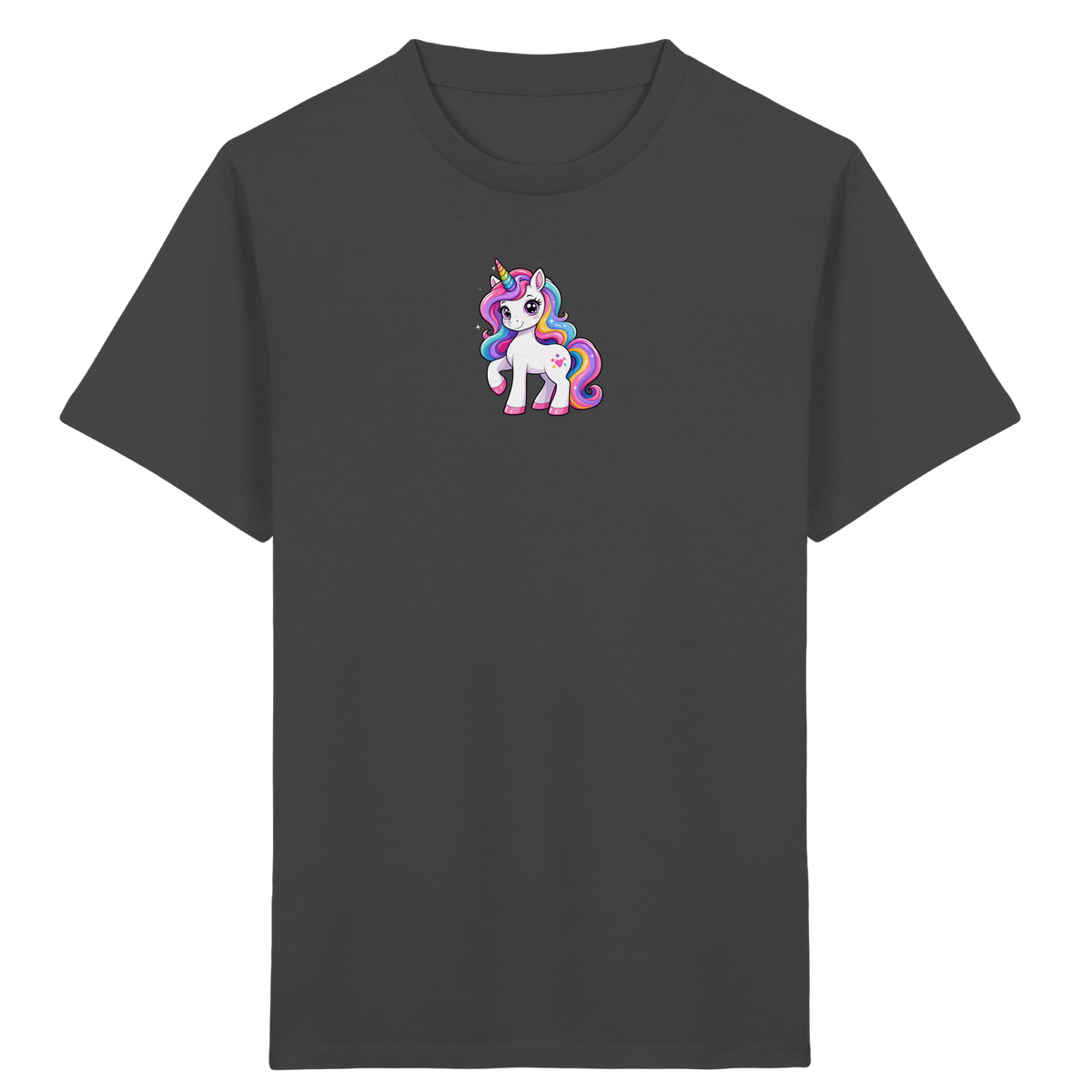 Magisches Einhorn T-Shirt mit Sternen - Kinder Bio T-Shirt