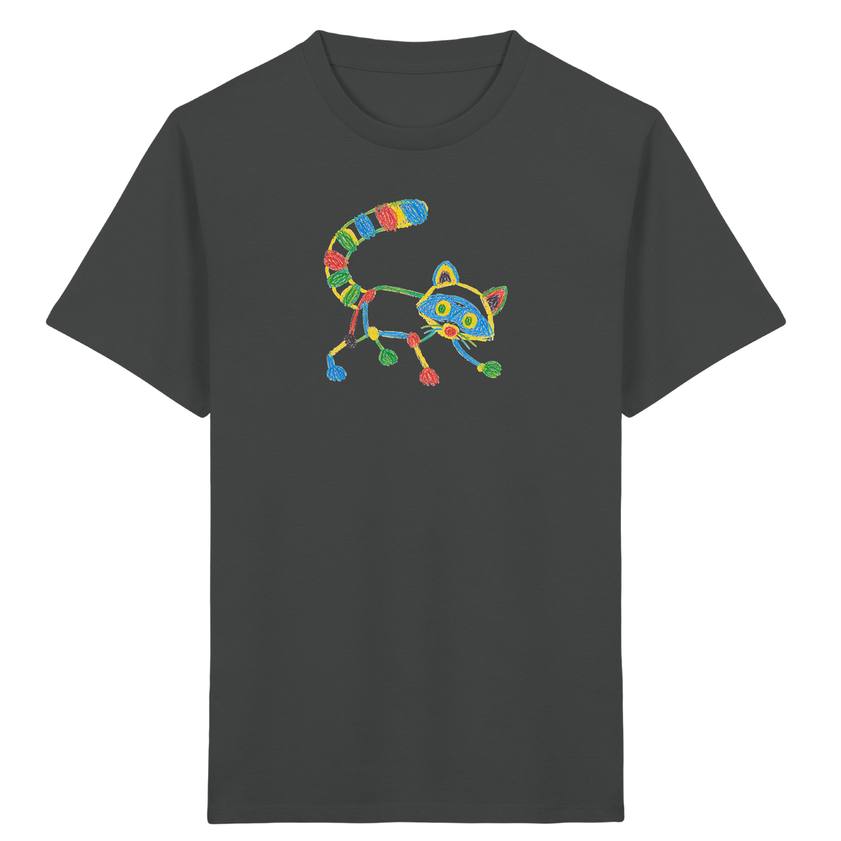 Farbpunkt Waschbär Kinder T-Shirt - Kinder Bio T-Shirt