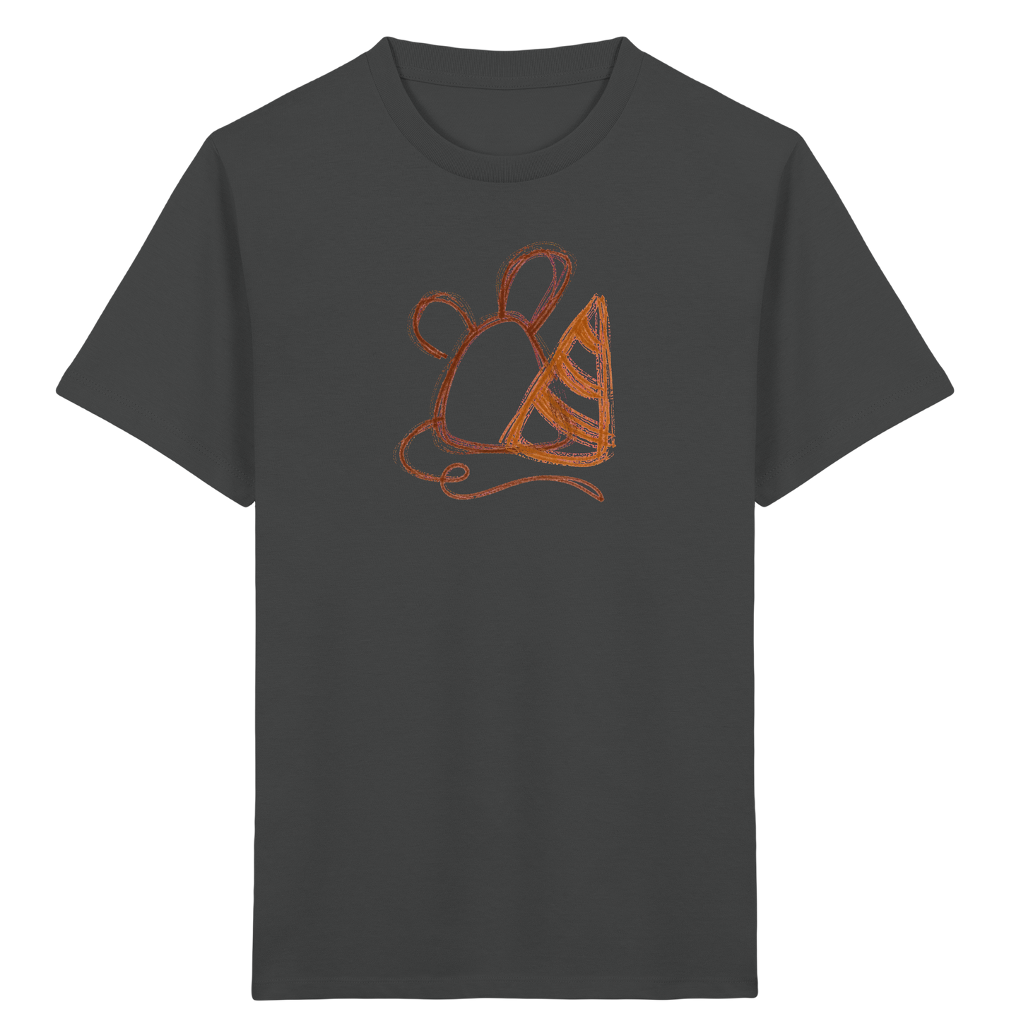 Krakelmaus mit großer Schultüte - Kinder Bio T-Shirt