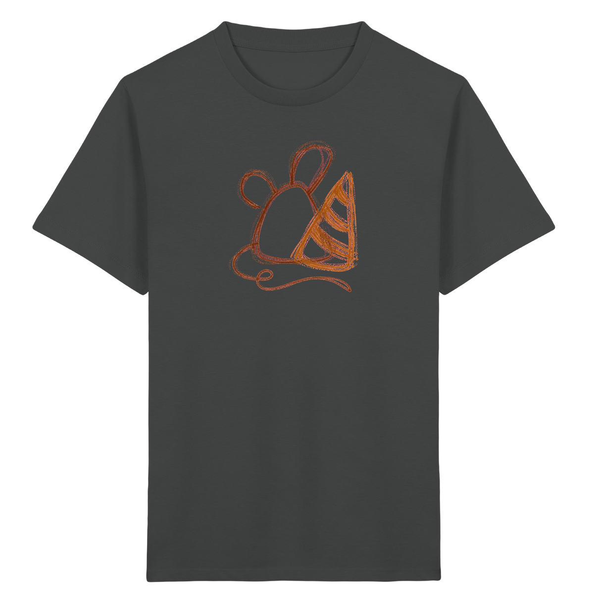 Krakelmaus mit großer Schultüte - Kinder Bio T-Shirt