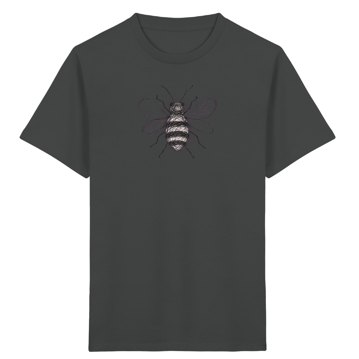 Biene von oben Kinderzeichnung - Kinder Bio T-Shirt