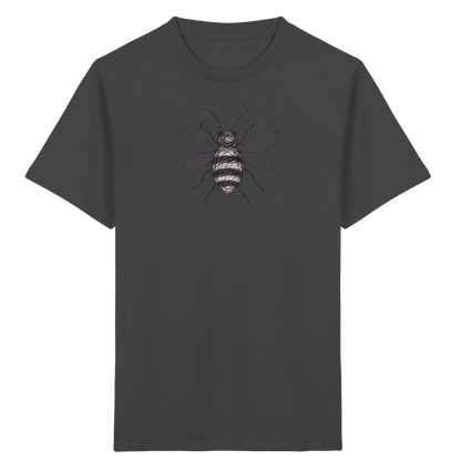 Biene von oben Kinderzeichnung - Kinder Bio T-Shirt