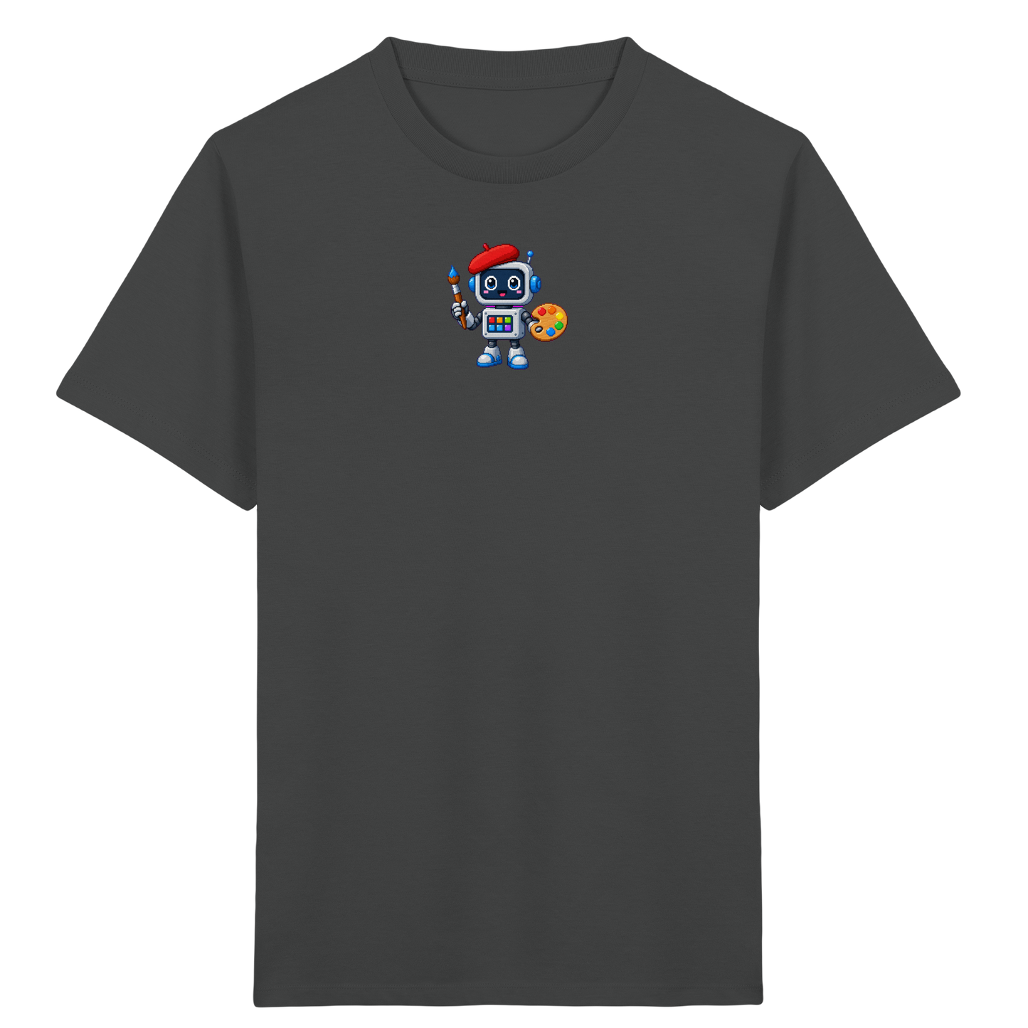 Pixel Roboter Künstler T-Shirt für Kinder - Kinder T-Shirt