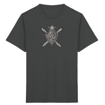 Bison von oben - Kinder Bio T-Shirt