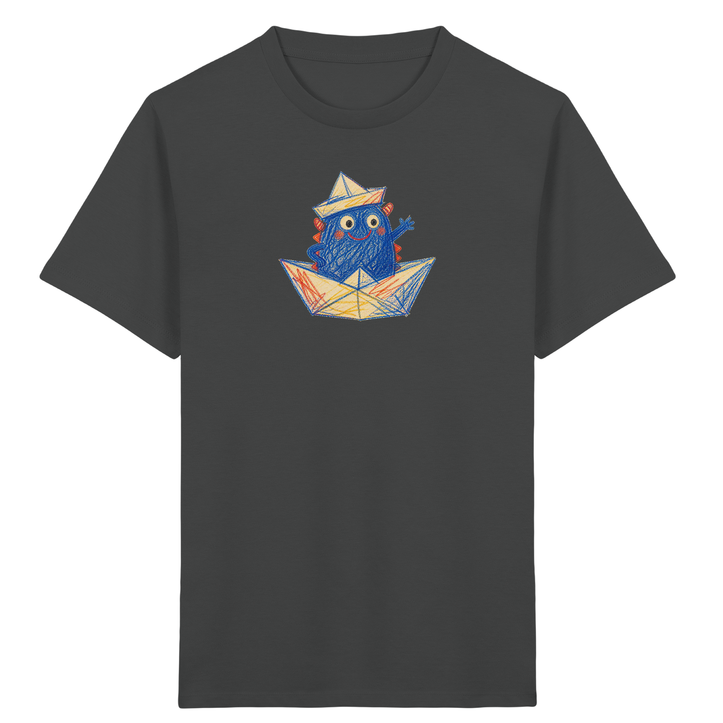 Kleiner Kapitän Monster - Kinder Bio T-Shirt