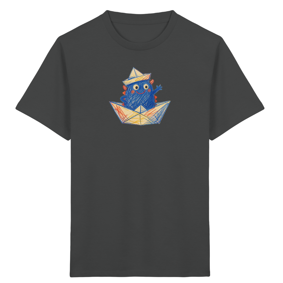 Kleiner Kapitän Monster - Kinder Bio T-Shirt