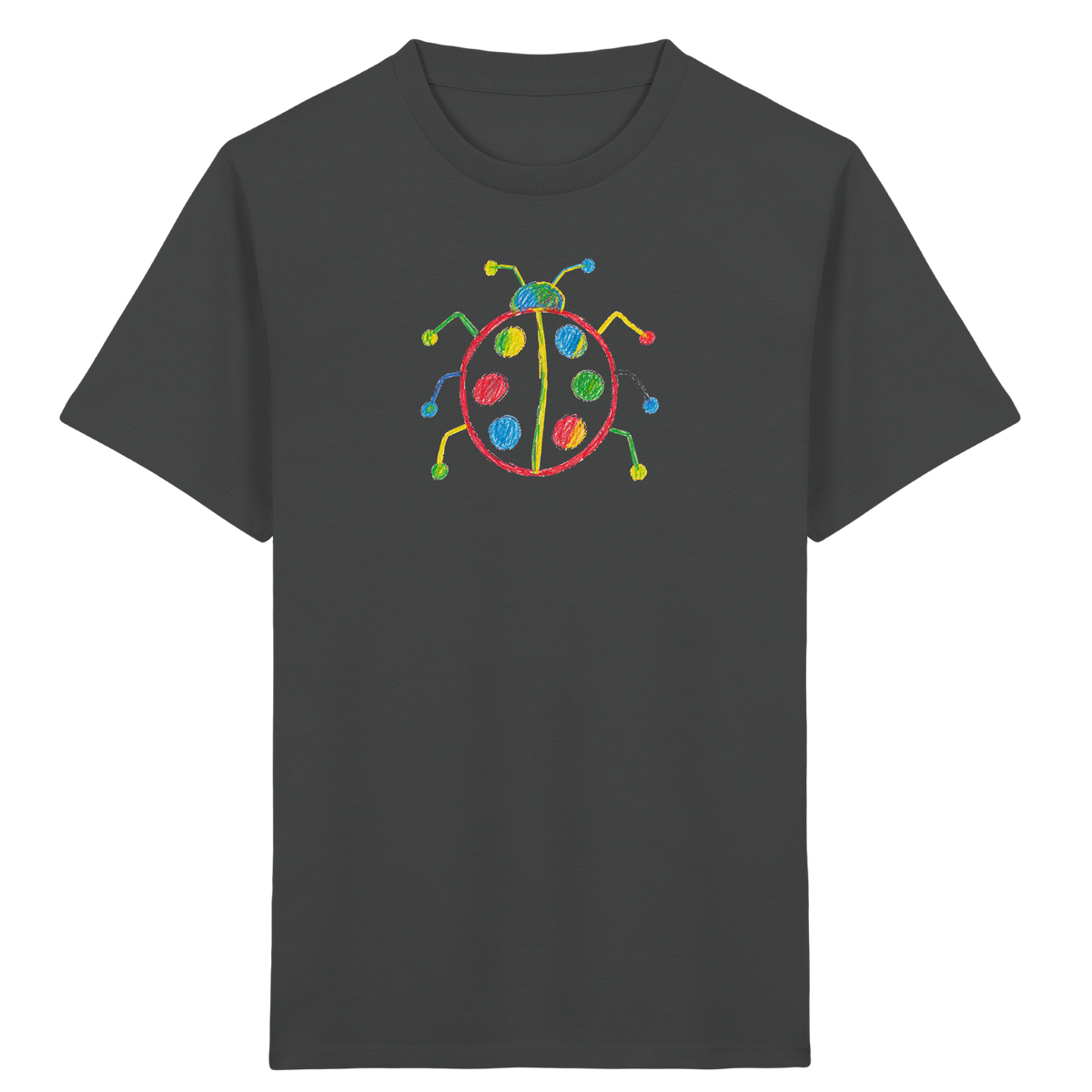 Farbpunkt Marienkäfer Kinder Shirt - Kinder Bio T-Shirt