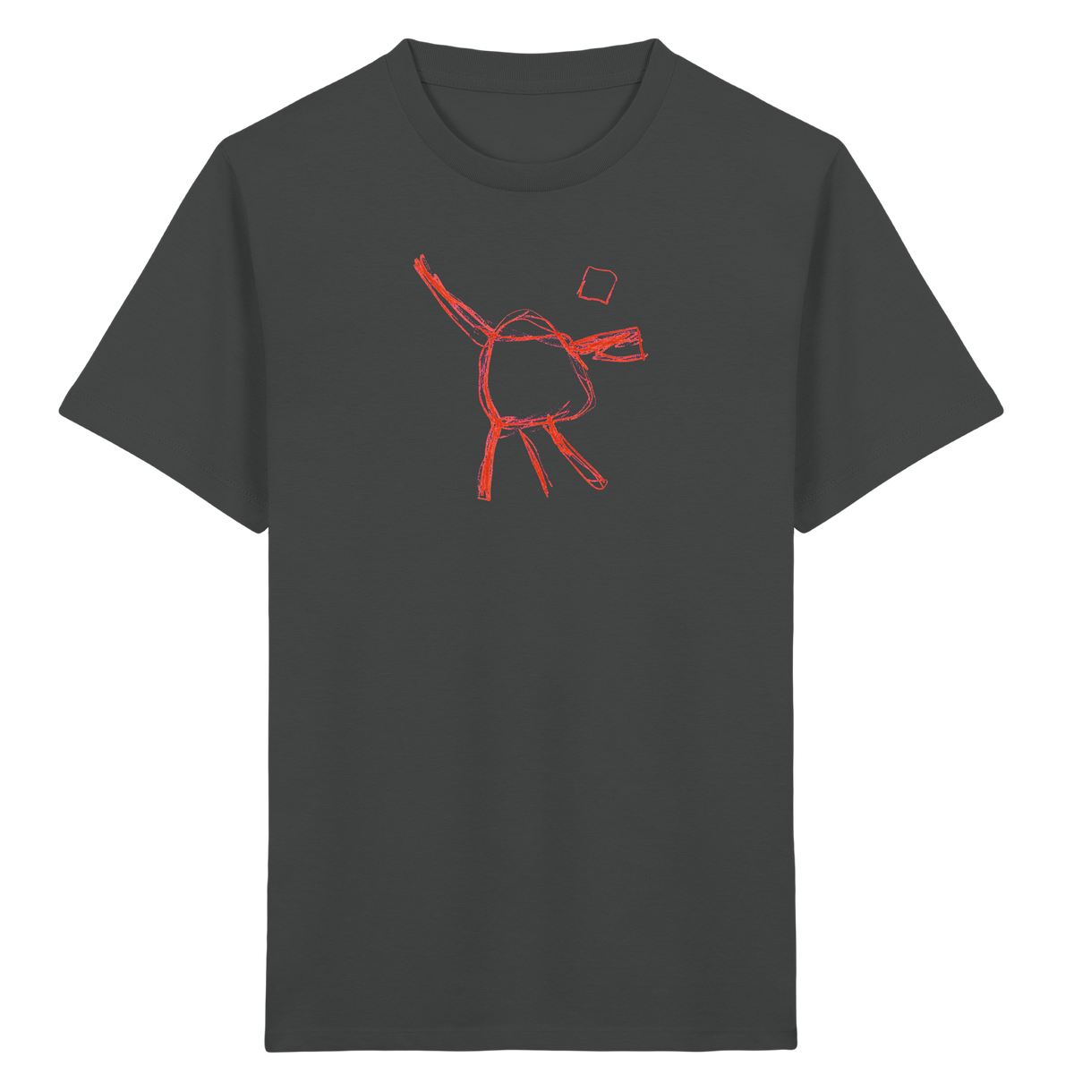 Orange Wackelfigur für Kinder - Kinder Bio T-Shirt