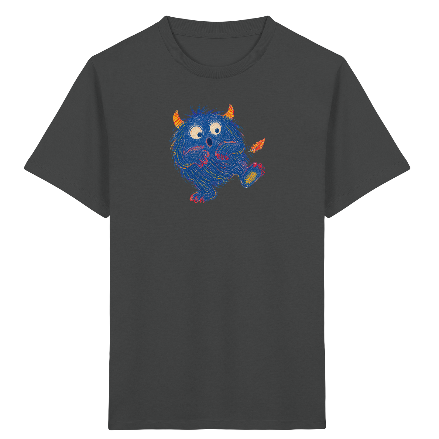 Kitzelzottel lacht im Federkitzel - Kinder Bio T-Shirt