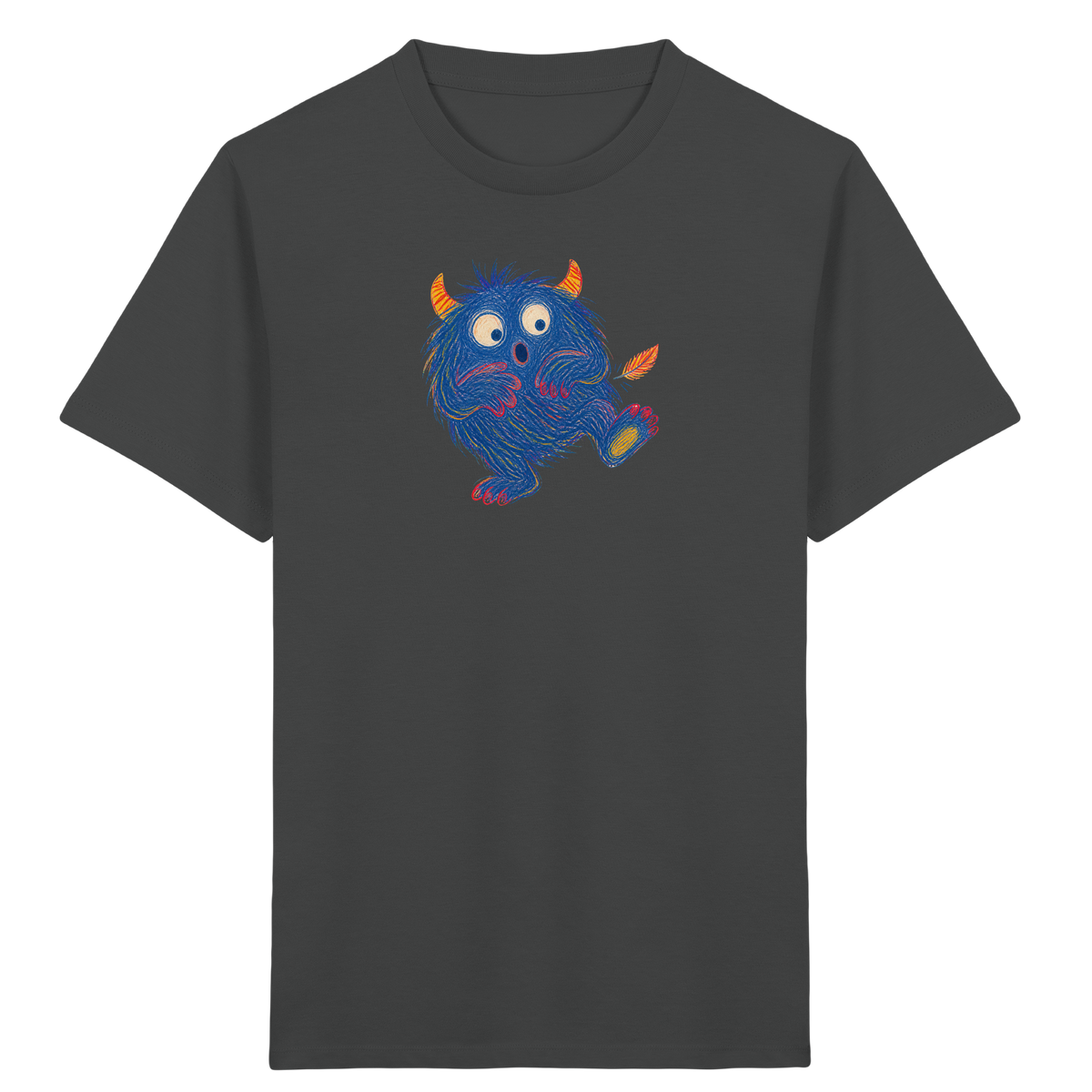 Kitzelzottel lacht im Federkitzel - Kinder Bio T-Shirt
