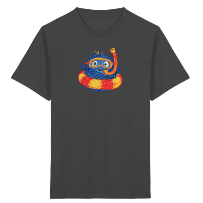 Schnorchelmumpf im Schwimmring - Kinder Bio T-Shirt
