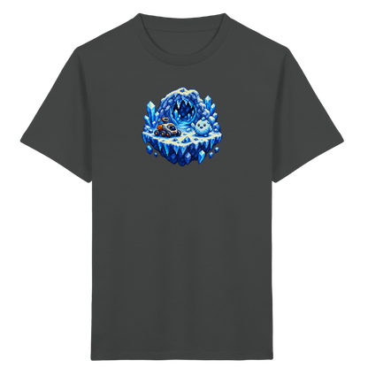 Abenteuerliches Pixel Eis-Geist T-Shirt - Kinder Bio T-Shirt