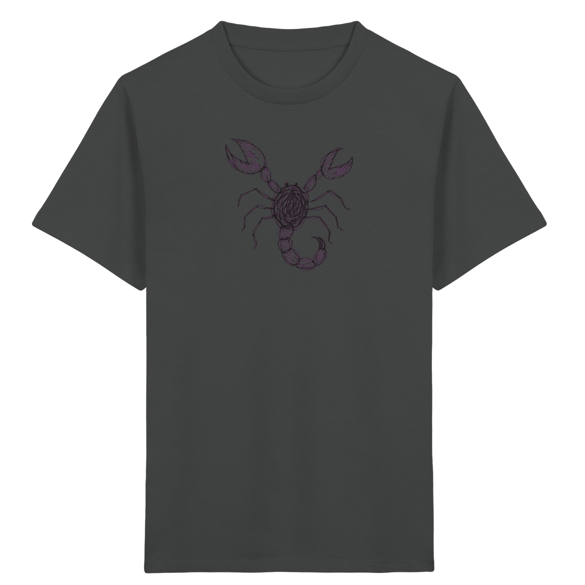 Skorpion von oben gezeichnet - Kinder Bio T-Shirt