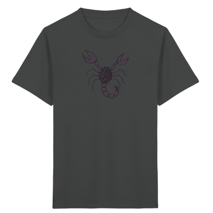 Skorpion von oben gezeichnet - Kinder Bio T-Shirt