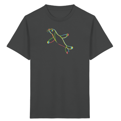 Bunte Farbpunkt Robbe Kinder - Kinder Bio T-Shirt