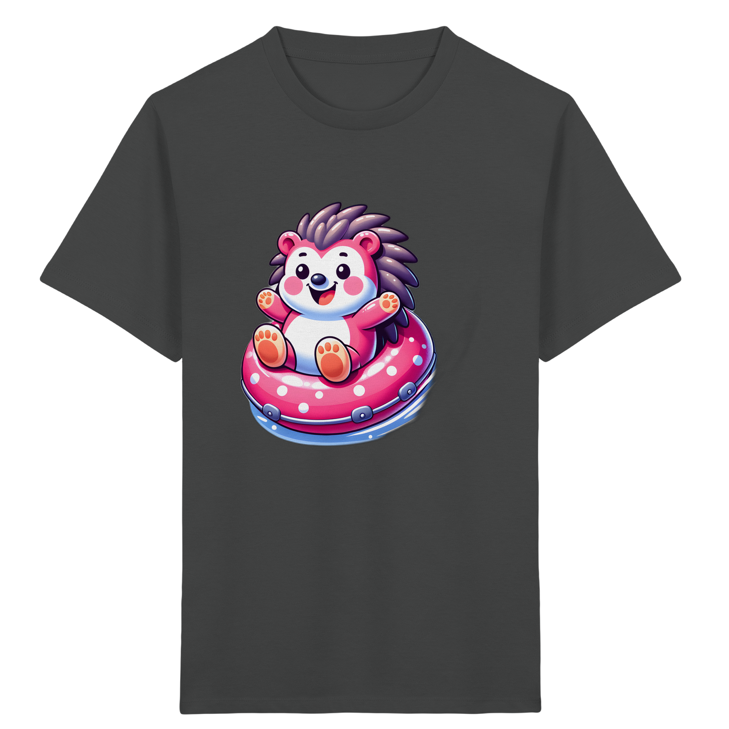 Igel im Schwimmring: Sommer-T-Shirt - Kinder Bio T-Shirt