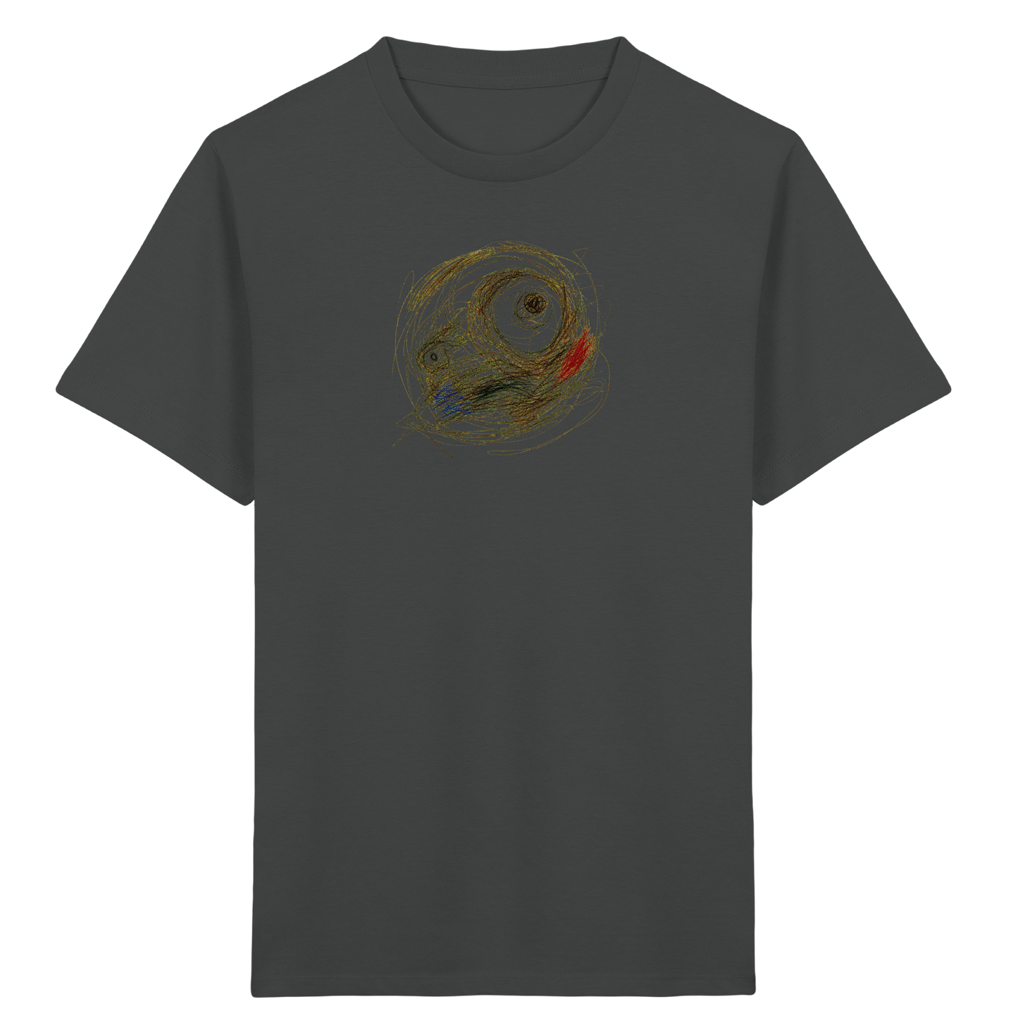 Cooles Monster T-Shirt im Scribble-Look - Kinder Bio T-Shirt