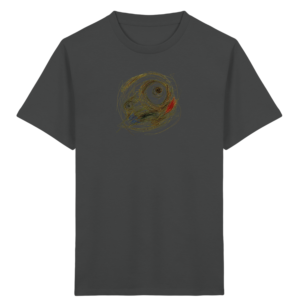 Cooles Monster T-Shirt im Scribble-Look - Kinder Bio T-Shirt