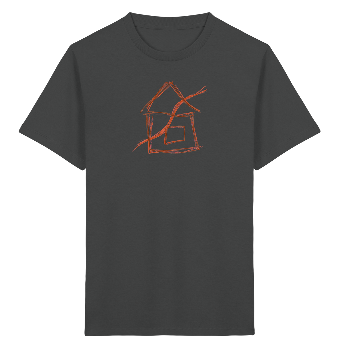 Braunes Eckenhaus Kinder T-Shirt - Kinder Bio T-Shirt
