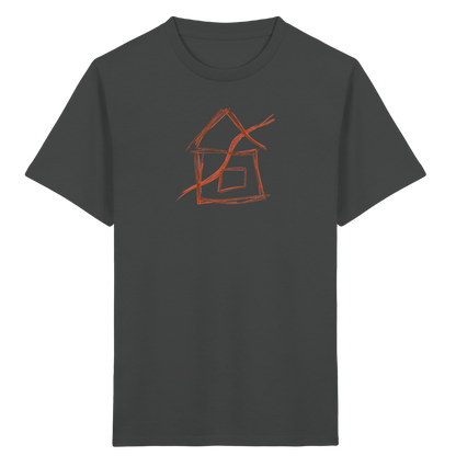 Braunes Eckenhaus Kinder T-Shirt - Kinder Bio T-Shirt