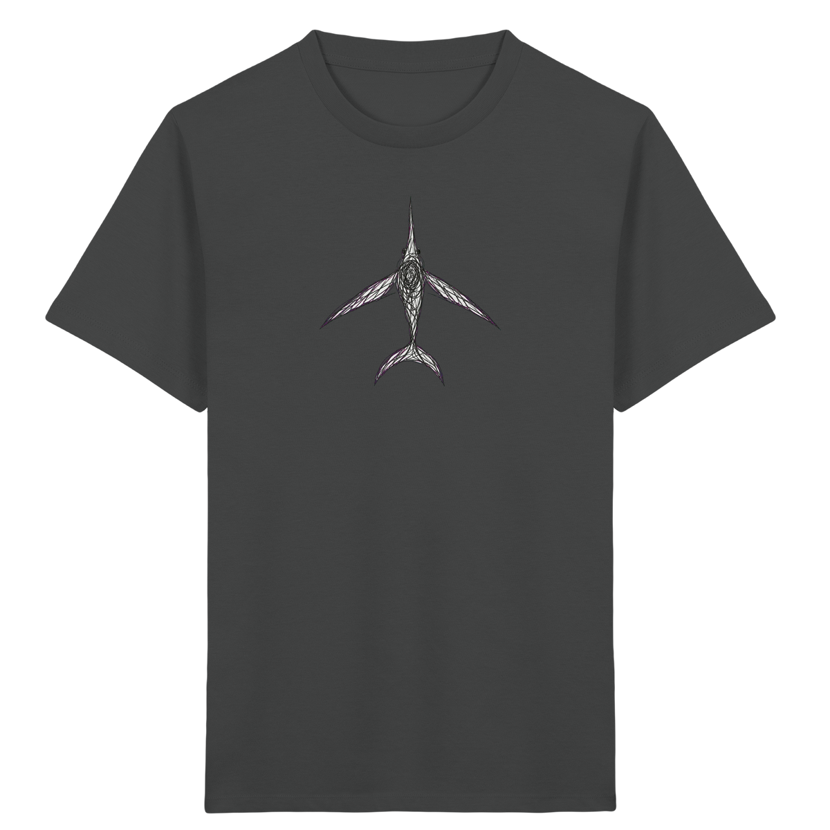 Schwertfisch von oben - Kinder Bio T-Shirt