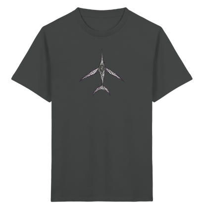 Schwertfisch von oben - Kinder Bio T-Shirt