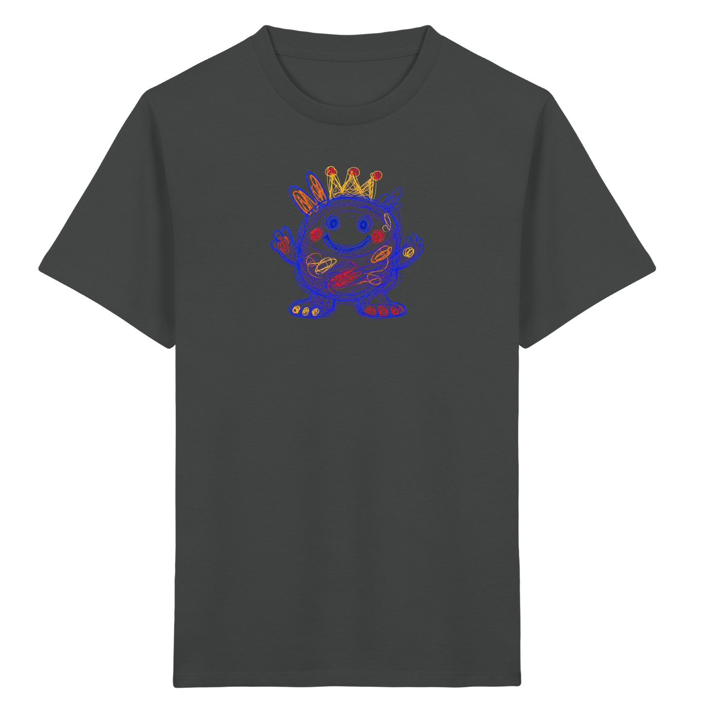 Kringelkrone Kritzelmonster Kinder Shirt - Kinder Bio T-Shirt