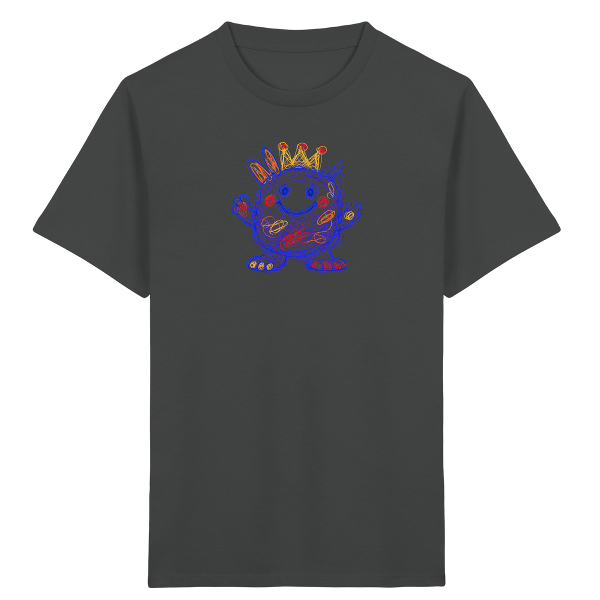 Kringelkrone Kritzelmonster Kinder Shirt - Kinder Bio T-Shirt