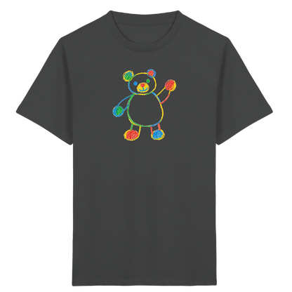 Farbpunkt-Bär für Kinder - Kinder Bio T-Shirt