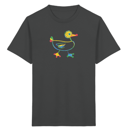 Farbpunkt Ente Kinder Motiv - Kinder Bio T-Shirt