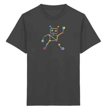 Farbpunkt Roboter Kinder Shirt - Kinder Bio T-Shirt