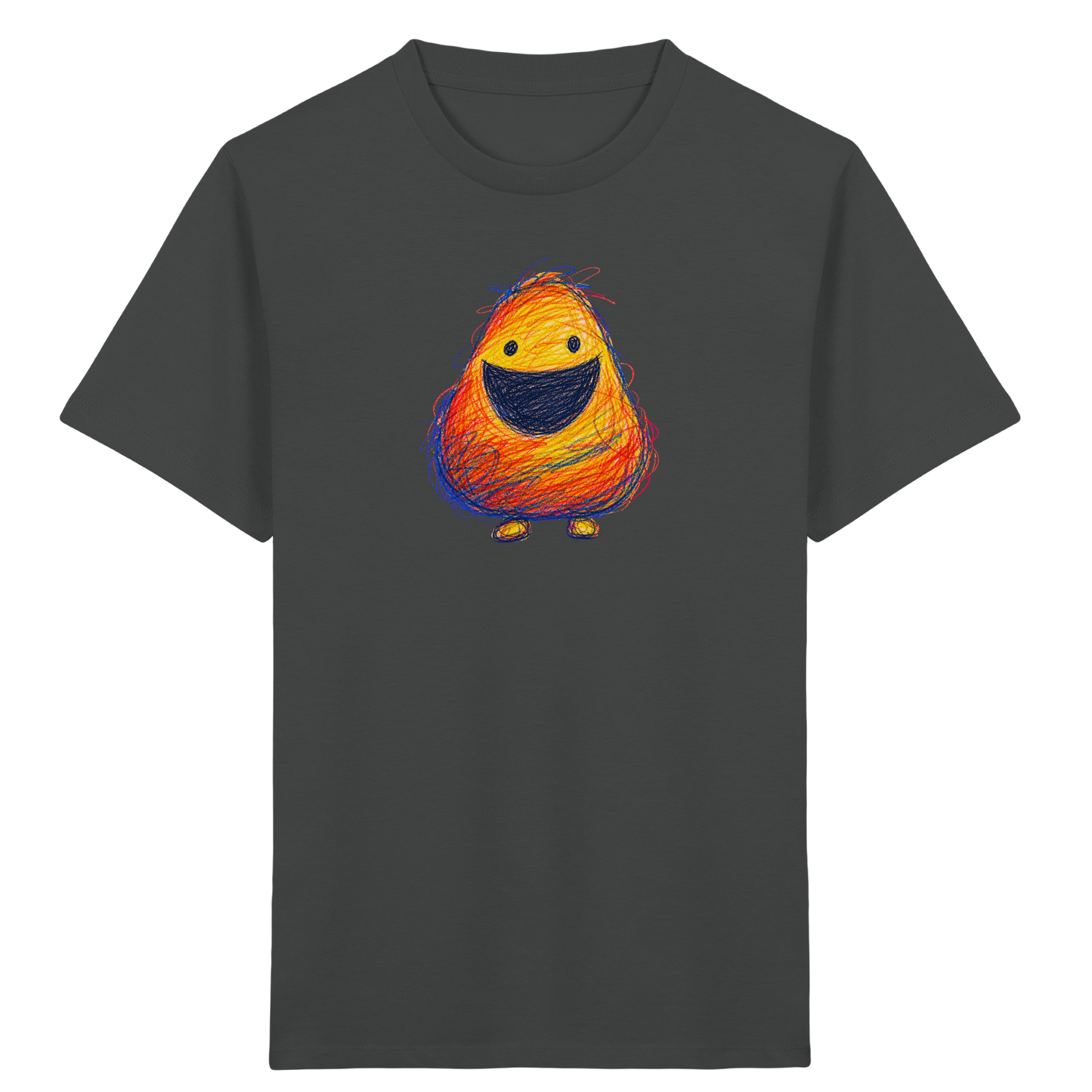Zahnloses Grinsen Monster Shirt - Kinder Bio T-Shirt