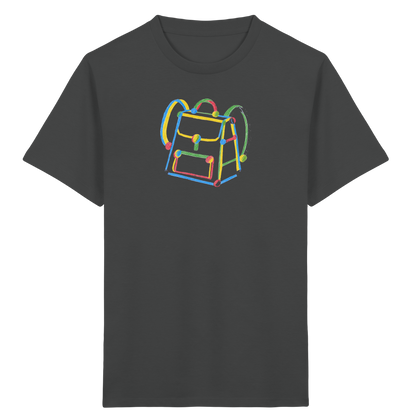 Bunter Kritzel Rucksack - Kinder Bio T-Shirt