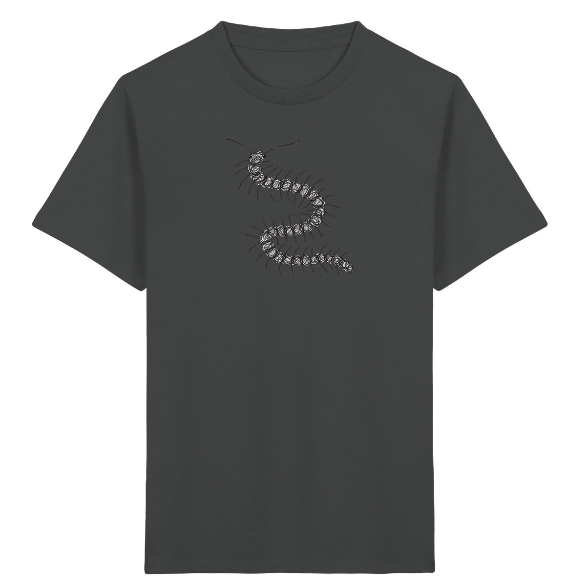 Tausendfüßer von oben - Kinder Bio T-Shirt