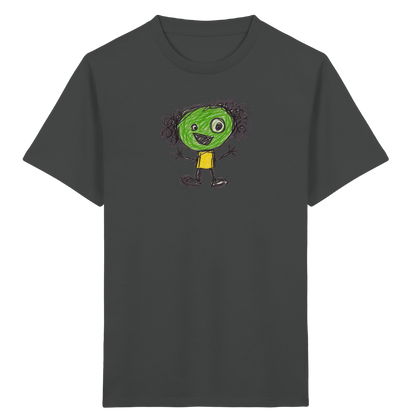 Kritzelkopf mit Ringellocken - Kinder Bio T-Shirt