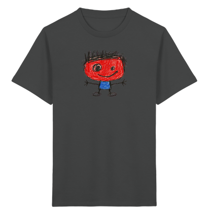 Kritzelkopf mit Bürstenhaar - Kinder Bio T-Shirt