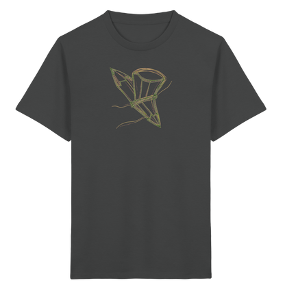 Waldgrüne Bleistift-Schultüte - Kinder Bio T-Shirt