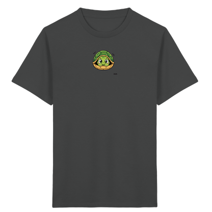 Schüchterne Schildkröte: Kuscheliges T-Shirt für Kinder - Kinder Bio T-Shirt