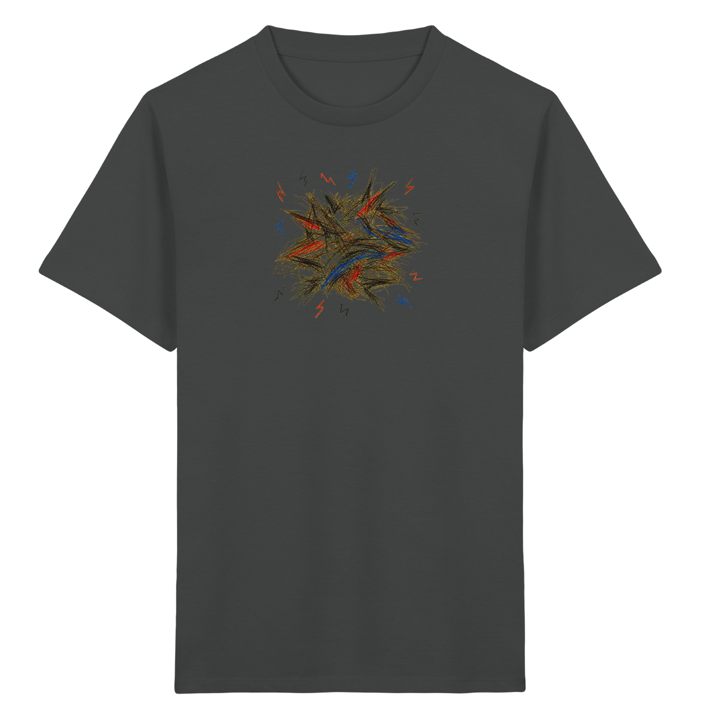 Wildes Energie T-Shirt mit Blitzen - Kinder Bio T-Shirt
