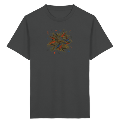Wildes Energie T-Shirt mit Blitzen - Kinder Bio T-Shirt