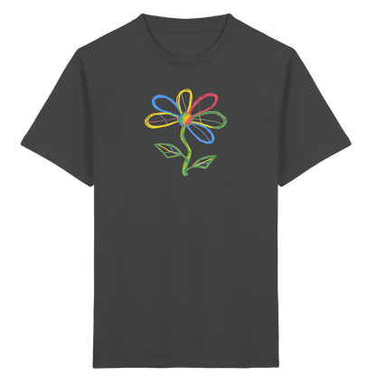 Bunte Punktblume Kinder T-Shirt - Kinder Bio T-Shirt
