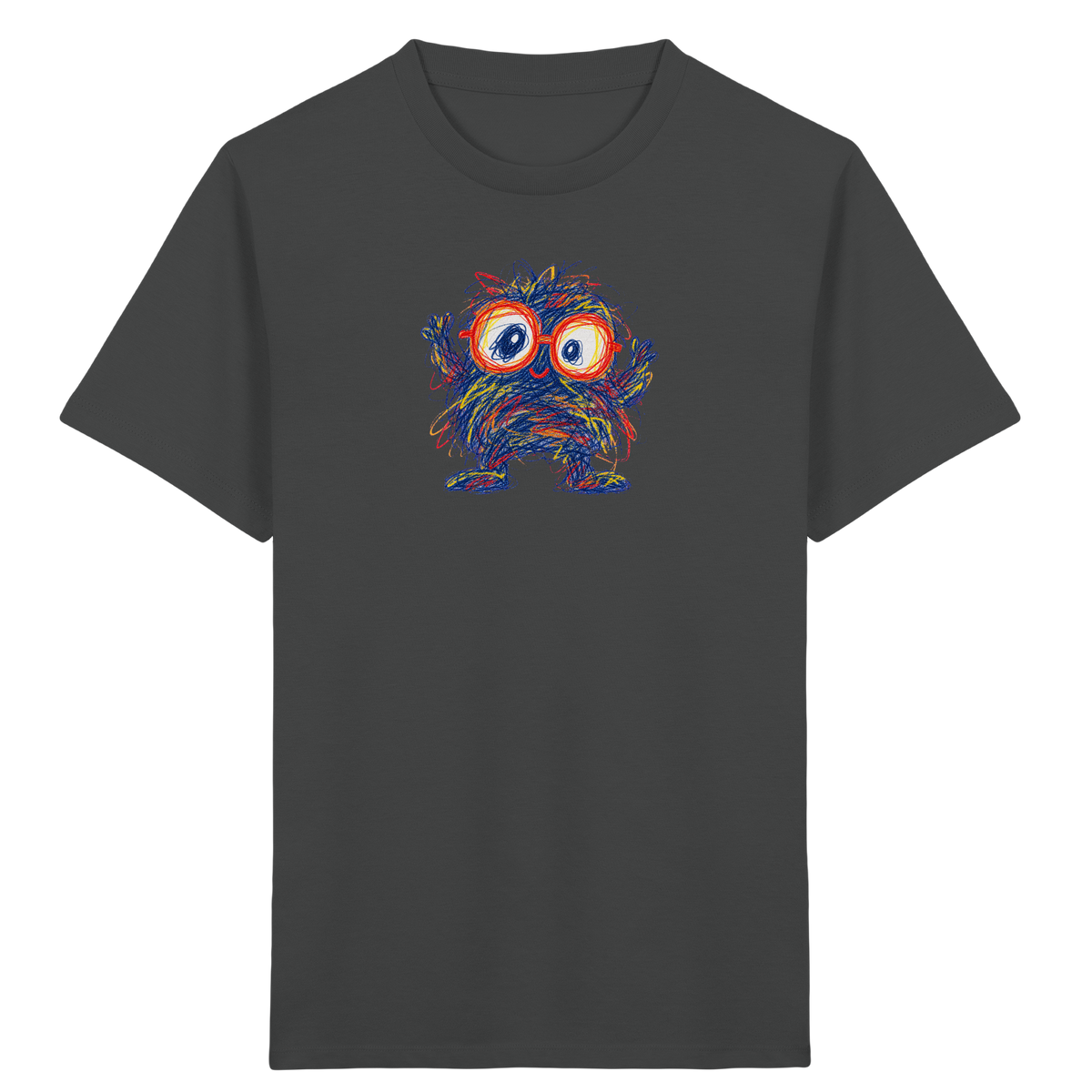 Brillenknäuel Kritzelmonster Shirt - Kinder Bio T-Shirt