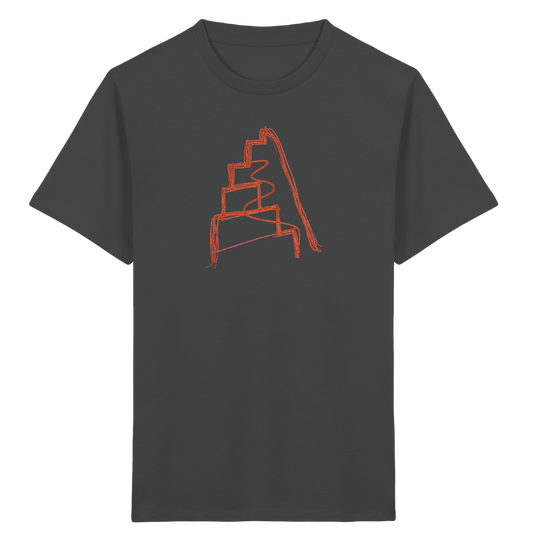 Rostbraune Wackeltreppe für Kinder - Kinder Bio T-Shirt