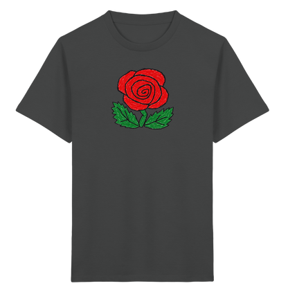 Kritzel-Rose Kinder T-Shirt - Kinder Bio T-Shirt