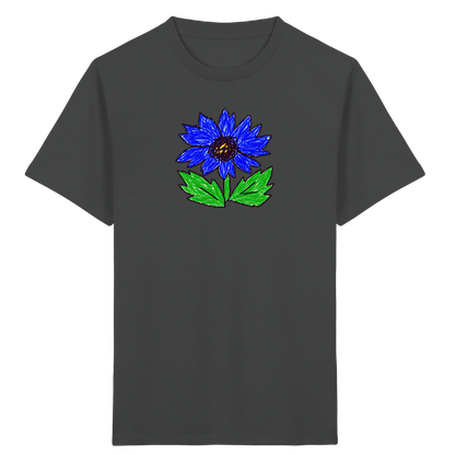 Kritzel Kornblume Kinder Shirt - Kinder Bio T-Shirt