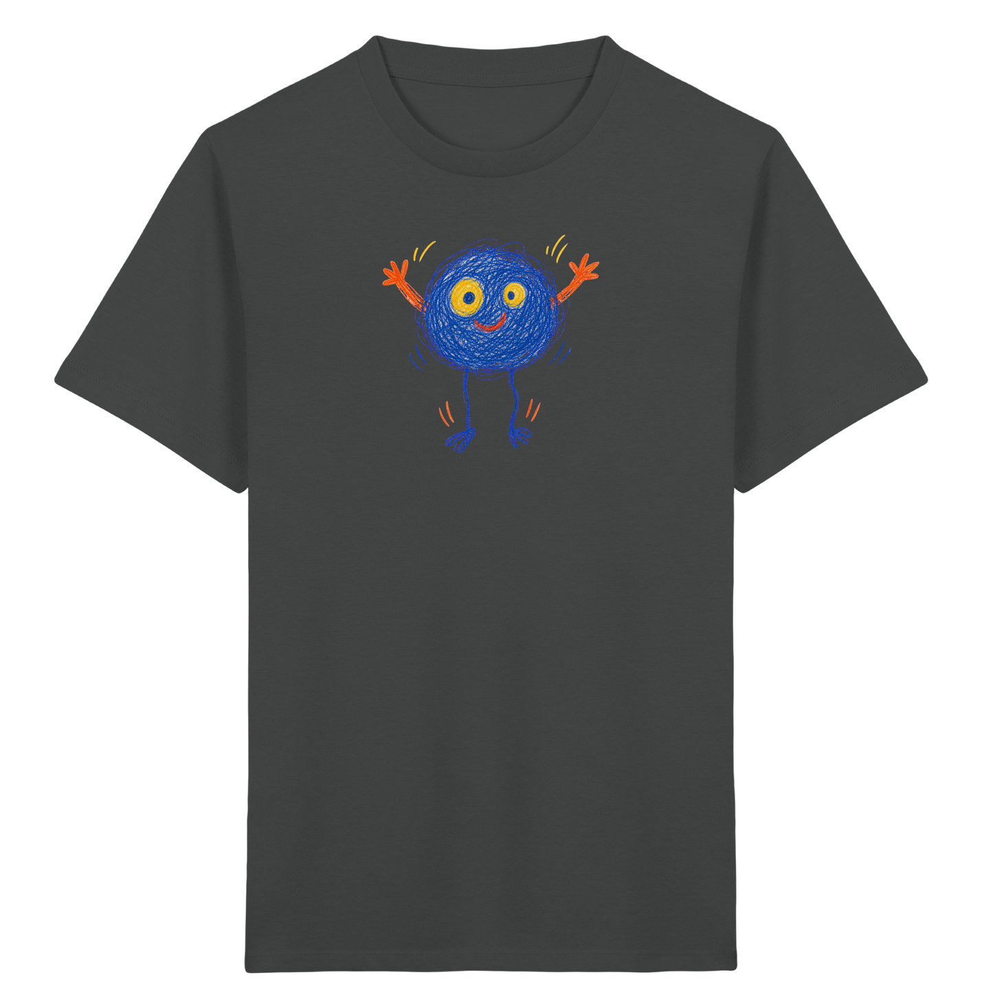 Hüpfkugel Kritzelmonster Kinder T-Shirt - Kinder Bio T-Shirt
