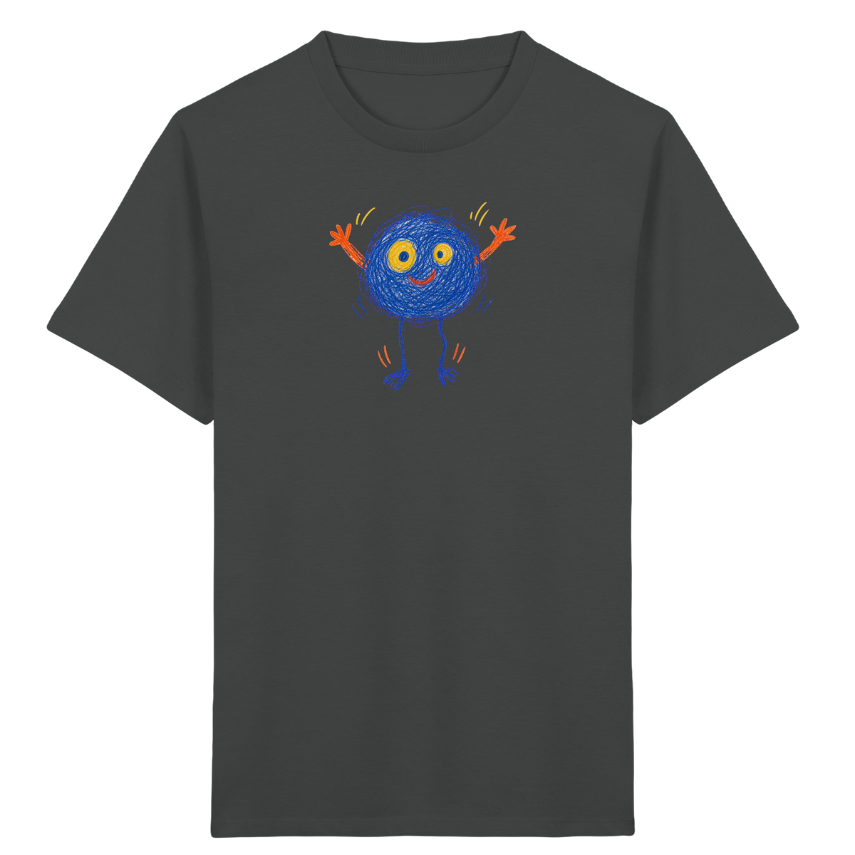 Hüpfkugel Kritzelmonster Kinder T-Shirt - Kinder Bio T-Shirt